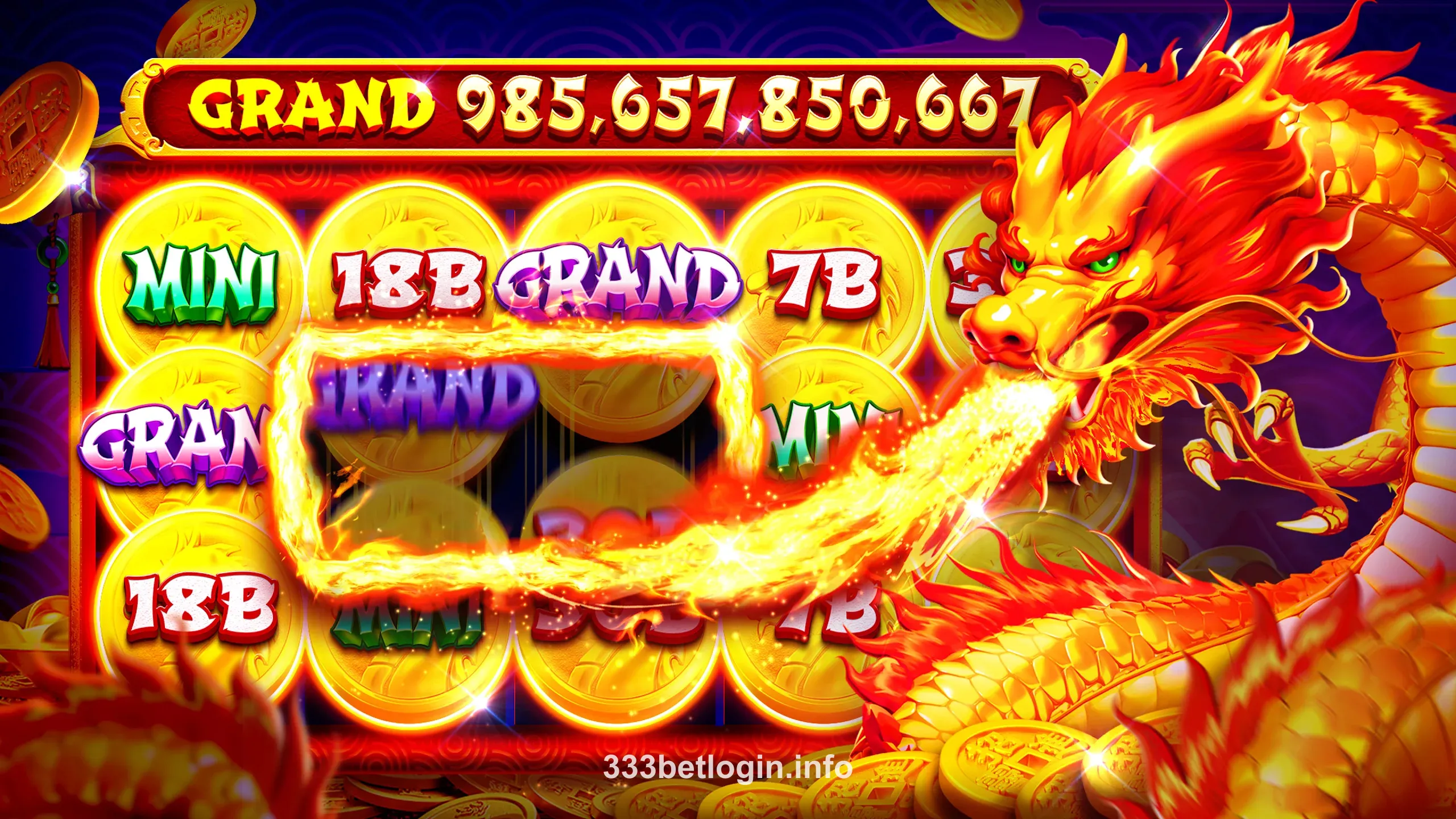Tela inicial do app 333bet